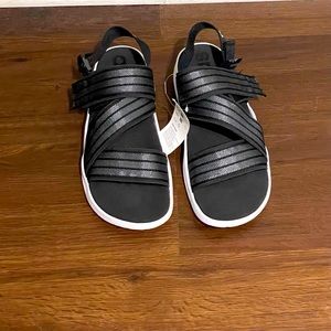 ADIDAS WOMENS 90S SANDAL - BLACK